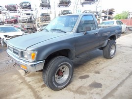 1994 TOYOTA PICKUP STANDARD CAB GRAY 4WD MT 2.4 Z19595